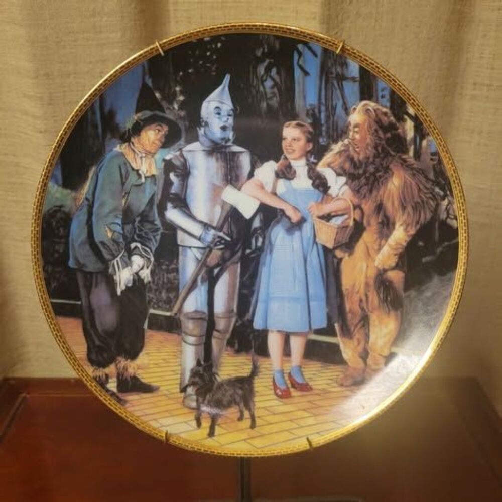 Vintage The Wizard of Oz collector plate “We’re Off to See the Wizard”